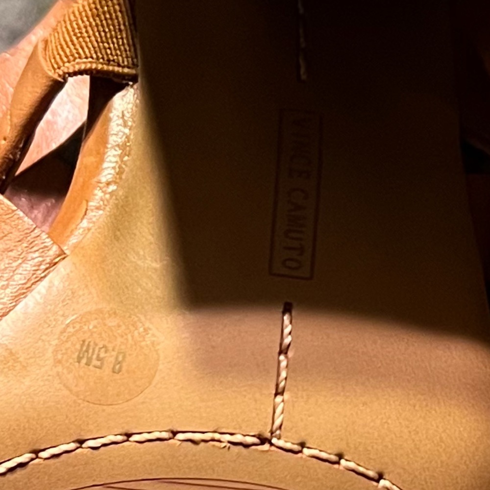 Tan leather sandals